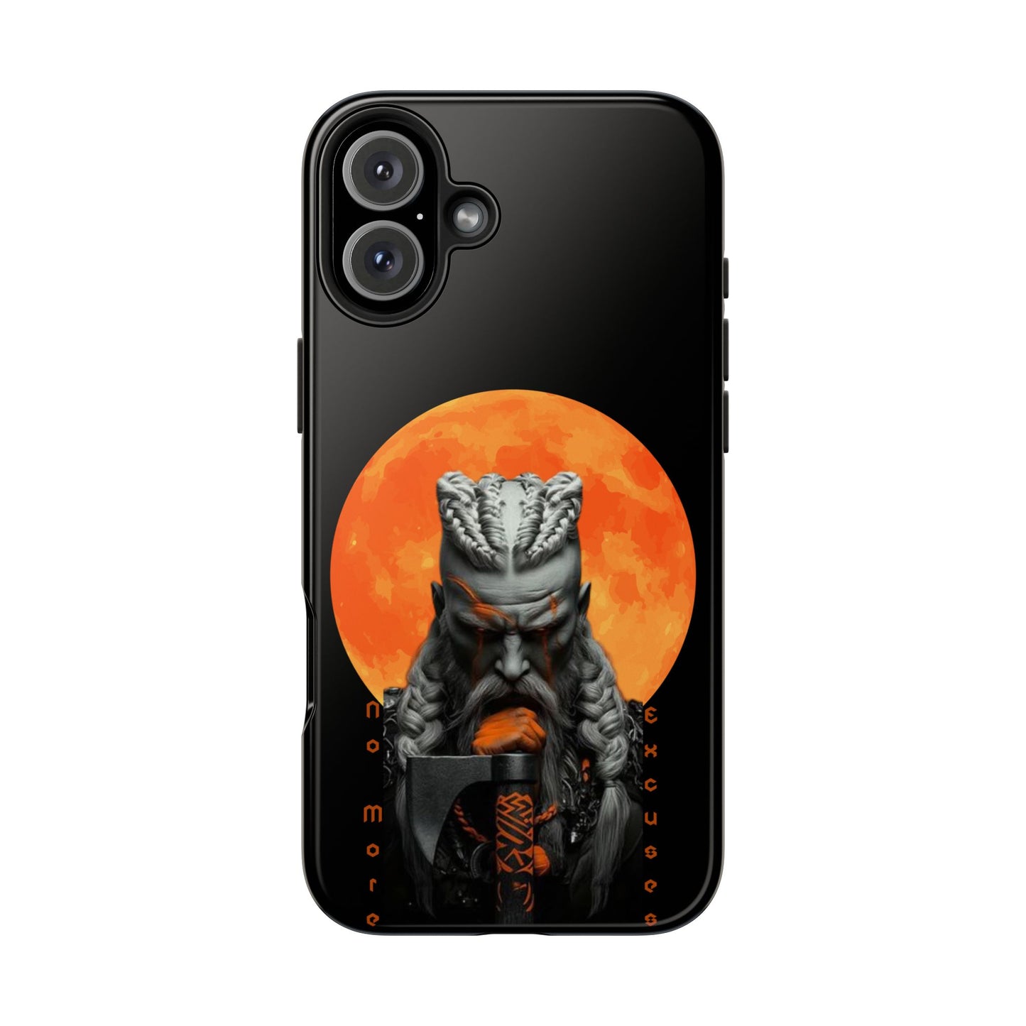 π₯ Warrior Spirit Tough Phone Case β No More Excuses Design for iPhone & Android β Empowerment & Protection