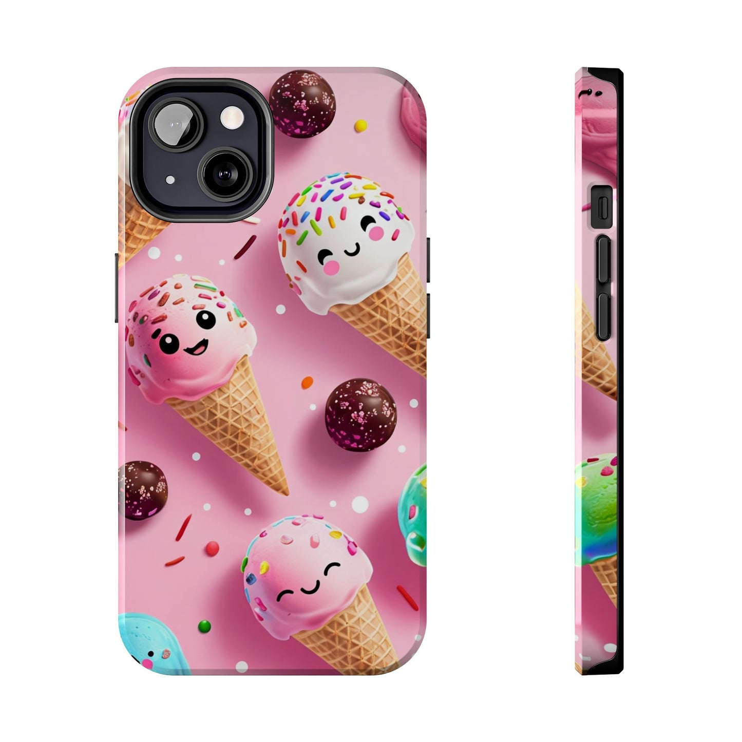 Tough Phone Cases Cute Ice Cream Design