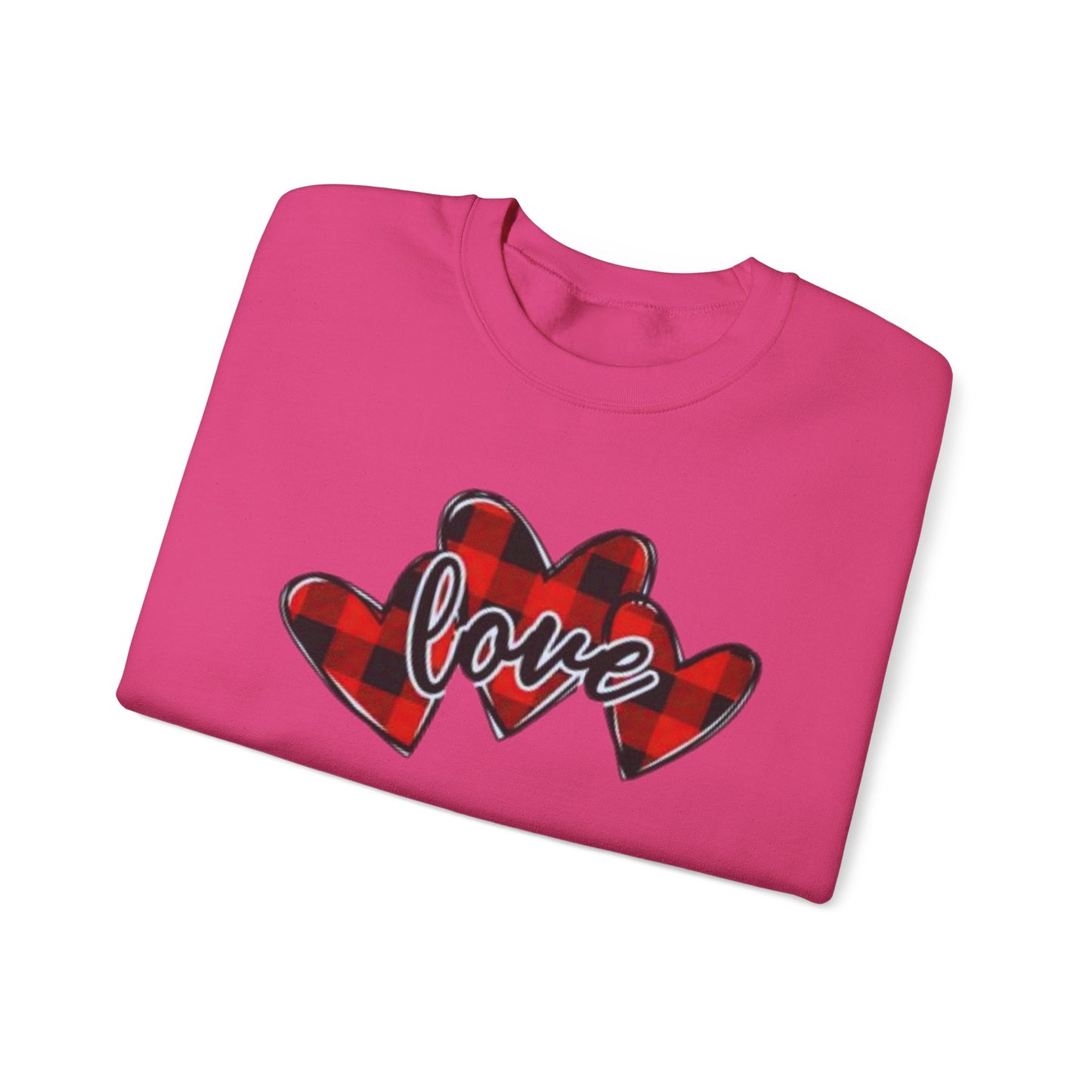 Pearl White Hearts Sweatshirt for Women – Romantic Cozy Love-Inspired Pullover