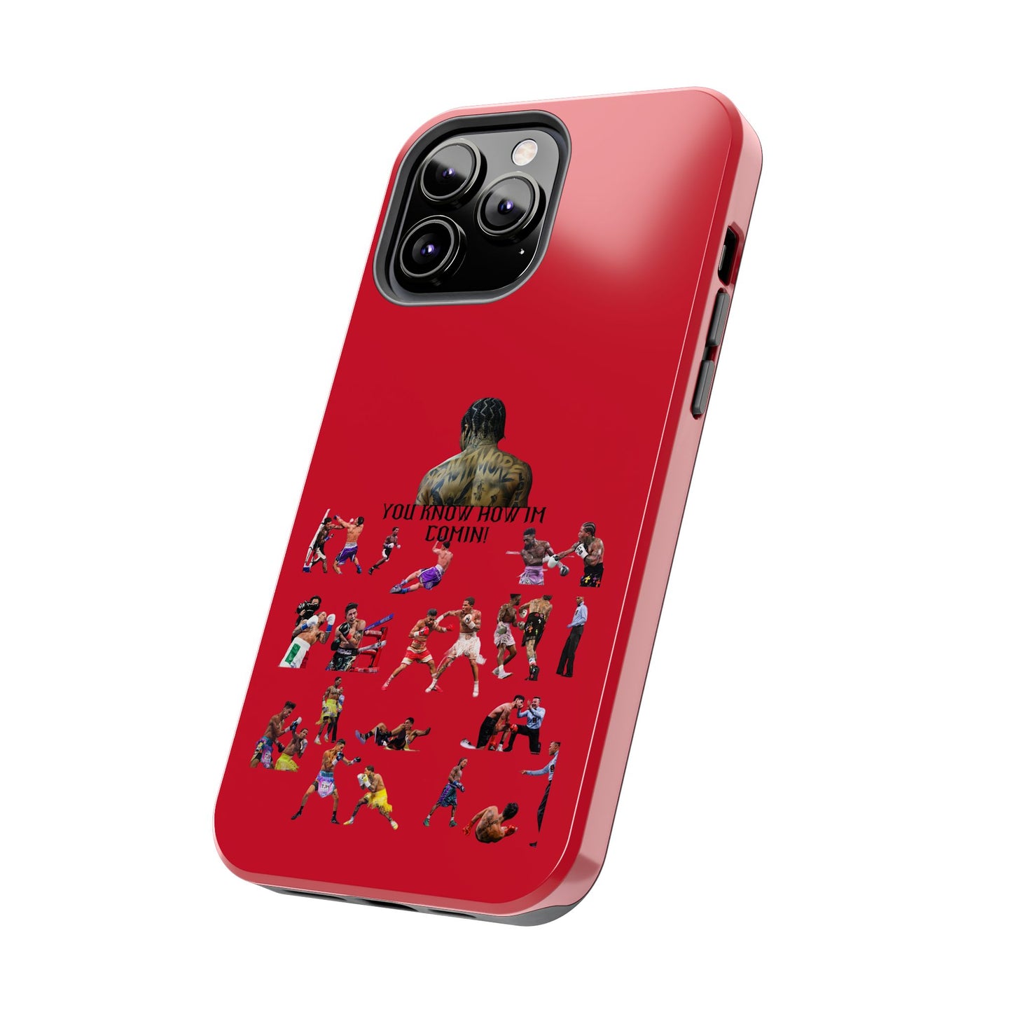 Phone case- You Know How I'm Comin' Tough Phone Case - Durable Protection