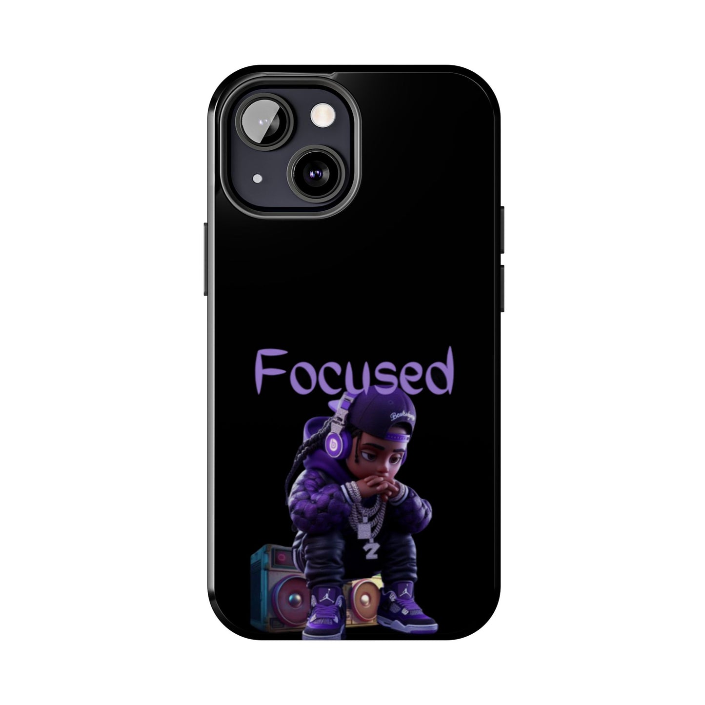 Phone case- Focused Tough Phone Case - Durable Protection
