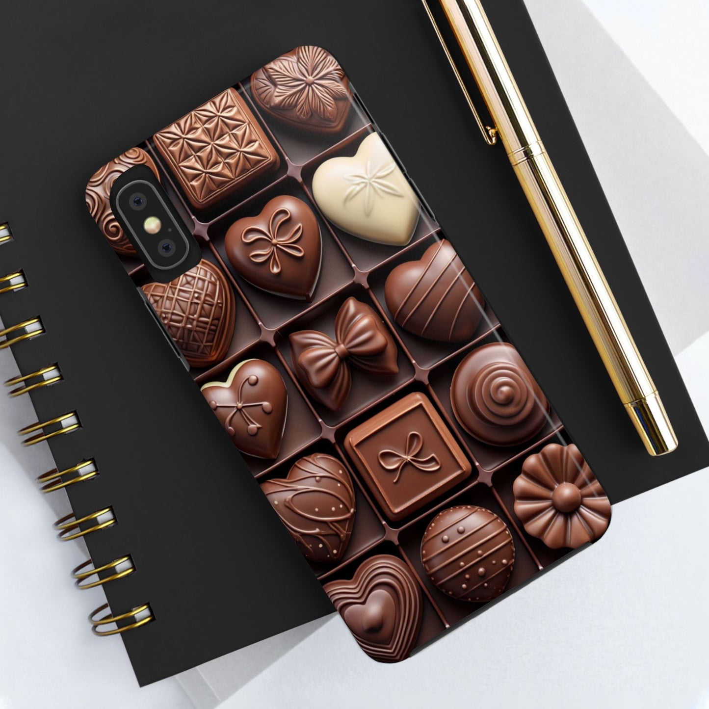 Chocolate Love Tough Phone Case - Perfect for Valentine's Day or Sweet Treat Lovers