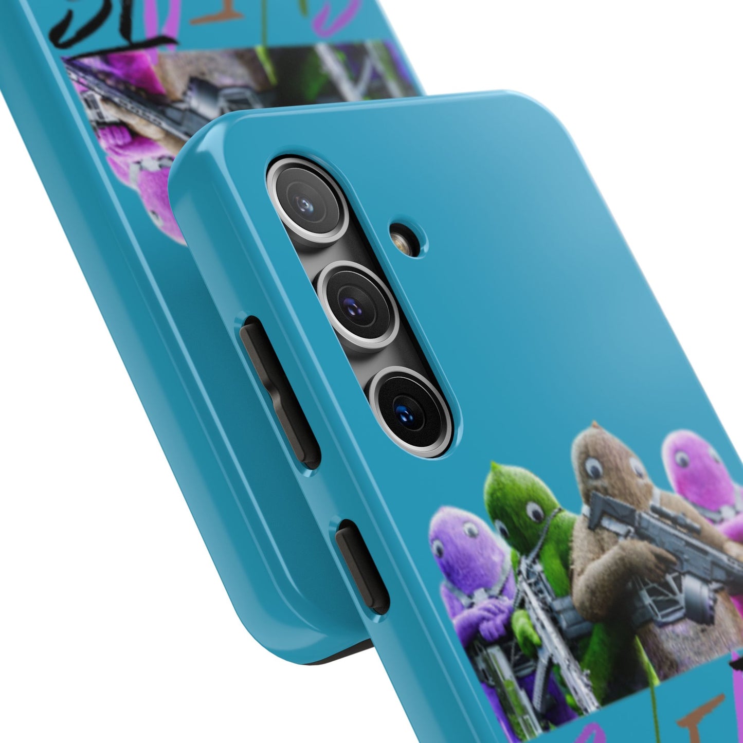 Cool Cartoon-Inspired Tough Phone Case - 'SWEATS'