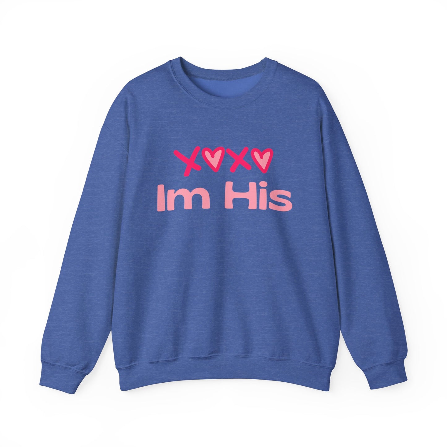 Cotton Blush XOXO Sweatshirt for Women – I’m His Romantic Everyday Lovewear