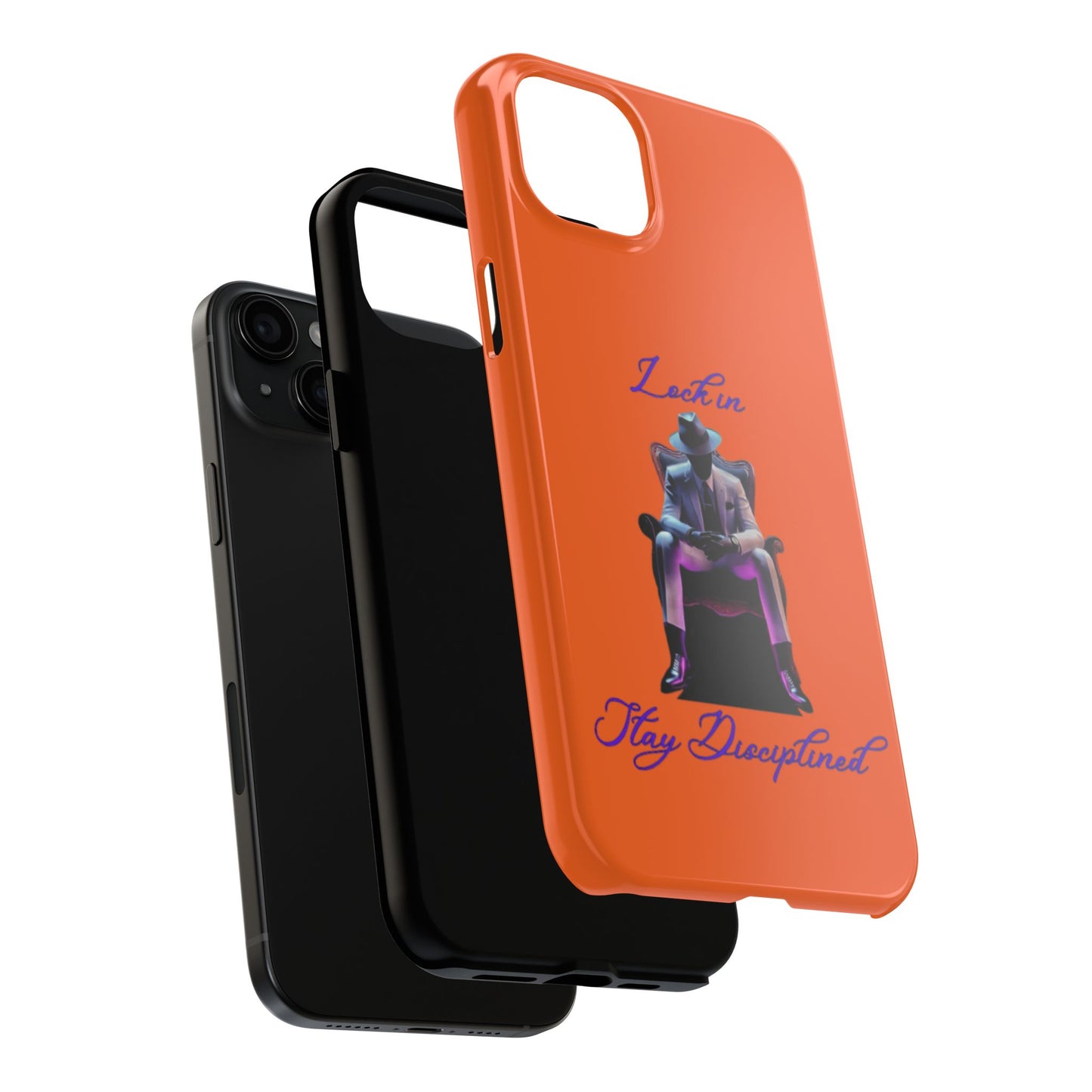 Phone case- Lock In, Stay discipline Tough Phone Case - Durable Protection
