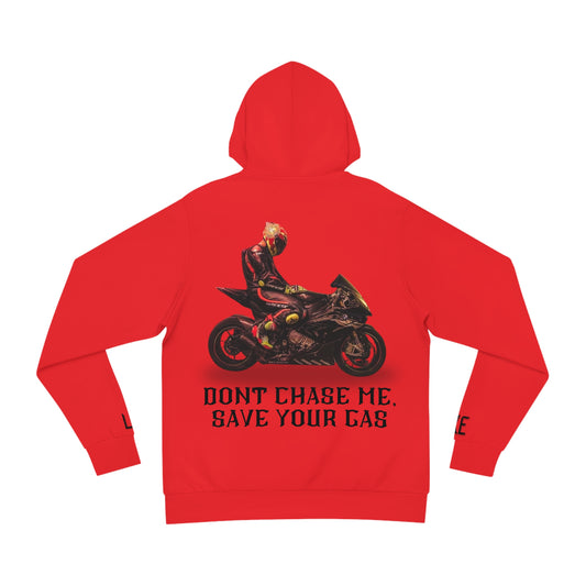 Stylish Red Motorcycle Hoodie 🏍️🔥 | Don’t Chase Me, Ride Safe