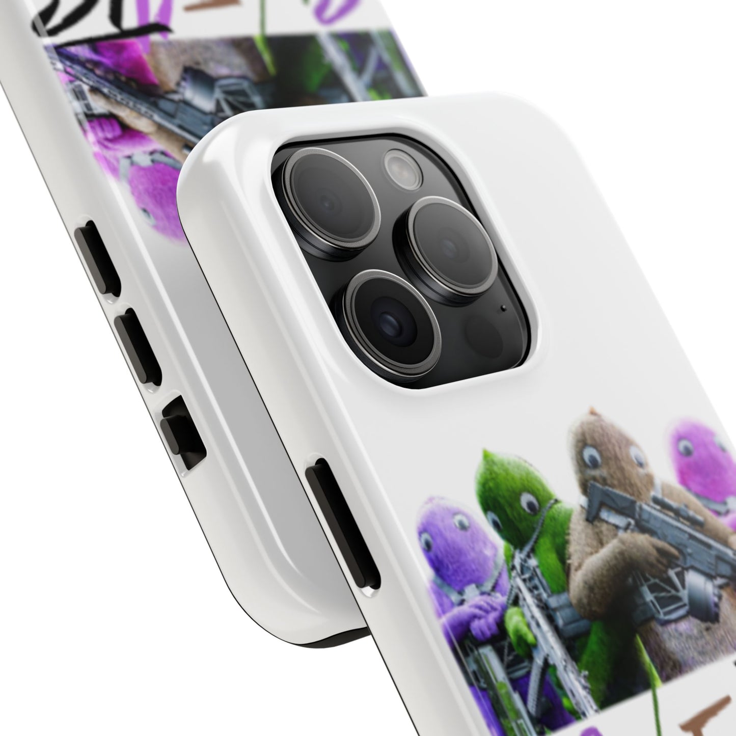 Cool Cartoon-Inspired Tough Phone Case - 'SWEATS'