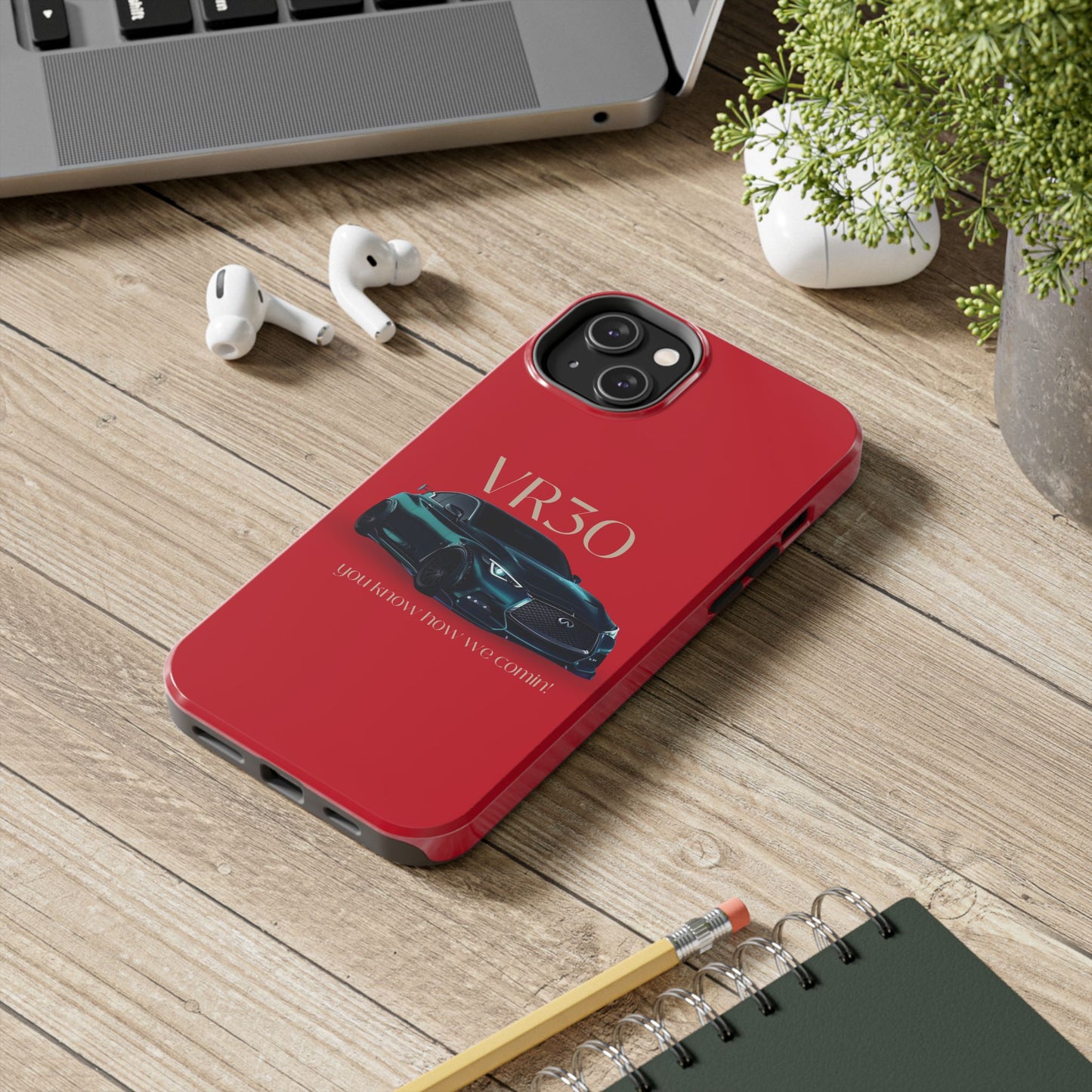 VR30 Sports Car Tough Phone Case - Stylish and Durable Protection for Car Enthusiasts