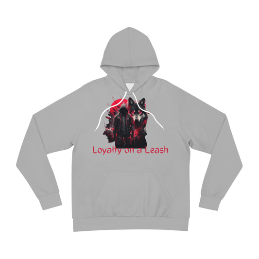 Stonebound Grey Hoodie for Men – Loyalty on a Leash Wolf Graphic Power Wear