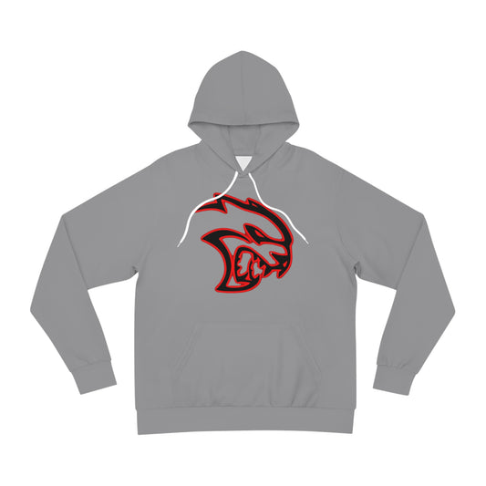 Titanium Smoke Grey Hoodie for Men – Hellcat Muscle Car Inspired High-Speed Lifestyle Gear