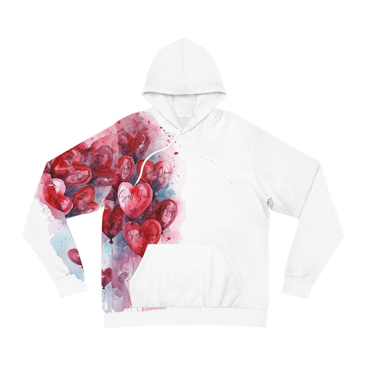 Stark White Hearts Edition Top for Men & Women – Self-Love Style with Matching Set Option
