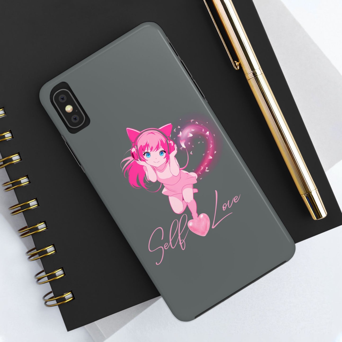 Self Love Tough Phone Case for Anime Lovers