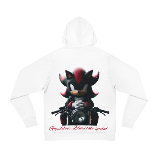 Glacier Frost White Hoodie for Men – Move Different No Chase Needed Statement