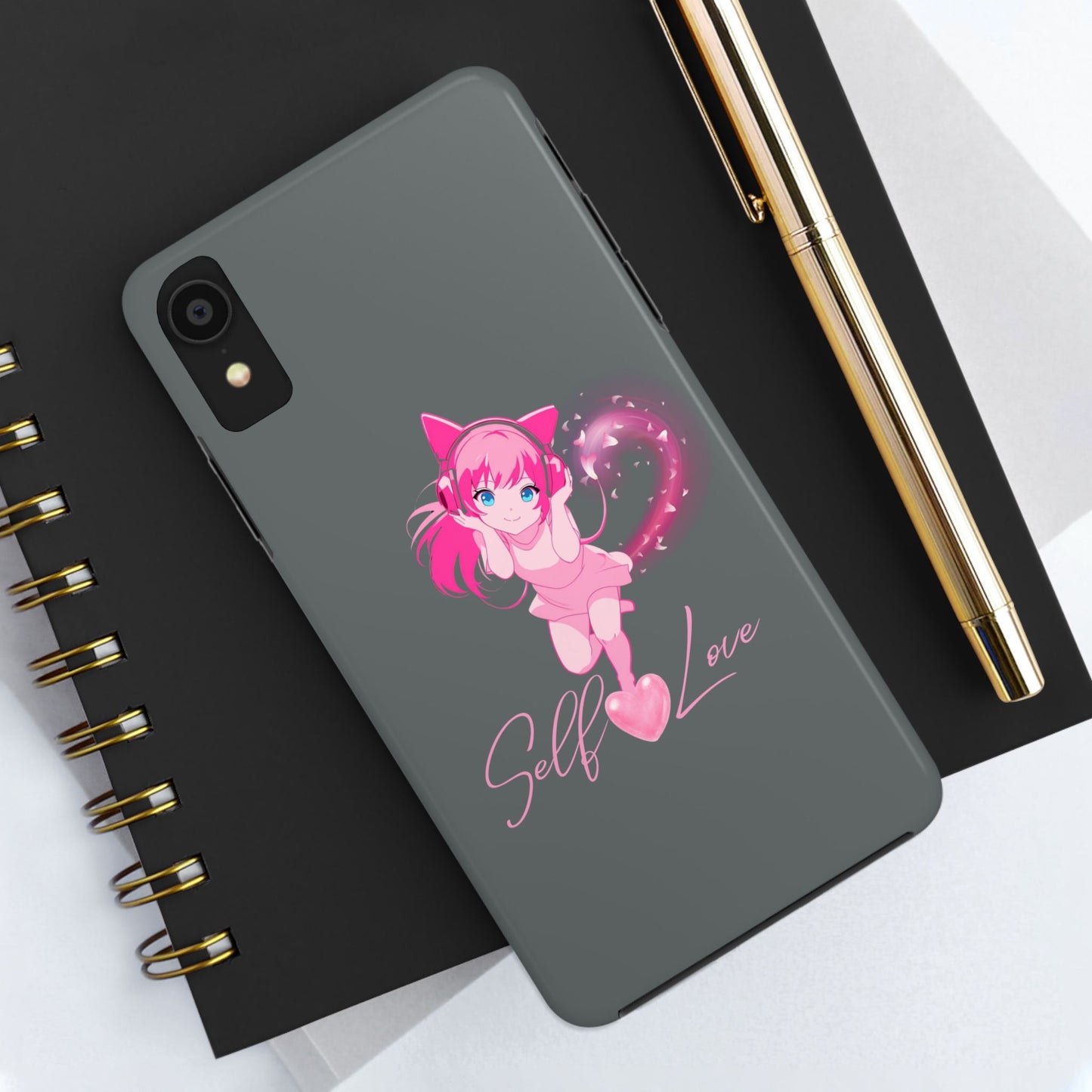 Self Love Tough Phone Case for Anime Lovers