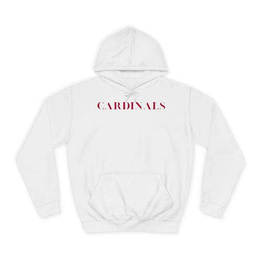Glacier White NFL Hoodie for Men & Women – Arizona Cardinals Football Sweatshirt with Drawstrings & Kangaroo Pocket