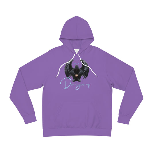 Lavender Steel Hoodie for Men & Women – Stay Strong Don’t Give Up Inspired Wear
