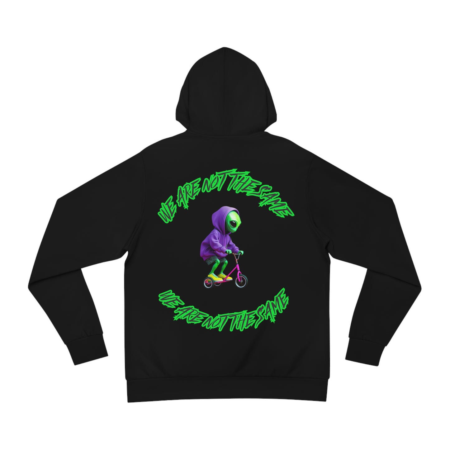Eclipse Black Alien Sweatshirt for Men & Women – "We Are Not The Same" Futuristic Streetwear Top