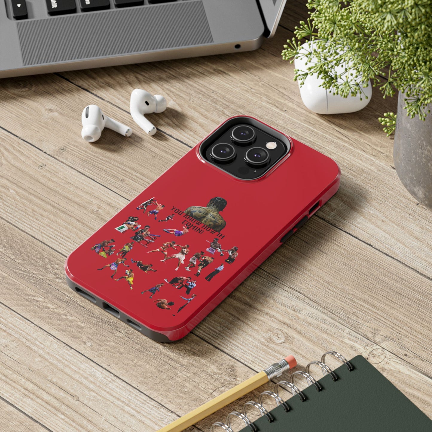 Phone case- You Know How I'm Comin' Tough Phone Case - Durable Protection