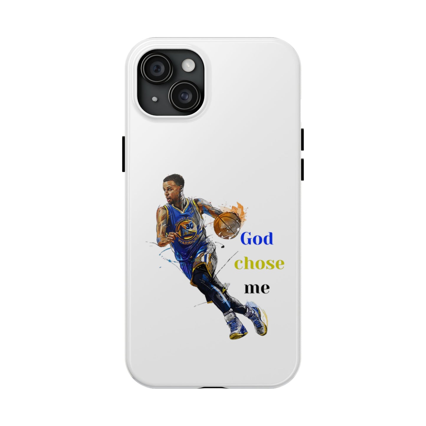 Phone case- God Chose Me Tough Phone Case - Durable Protection