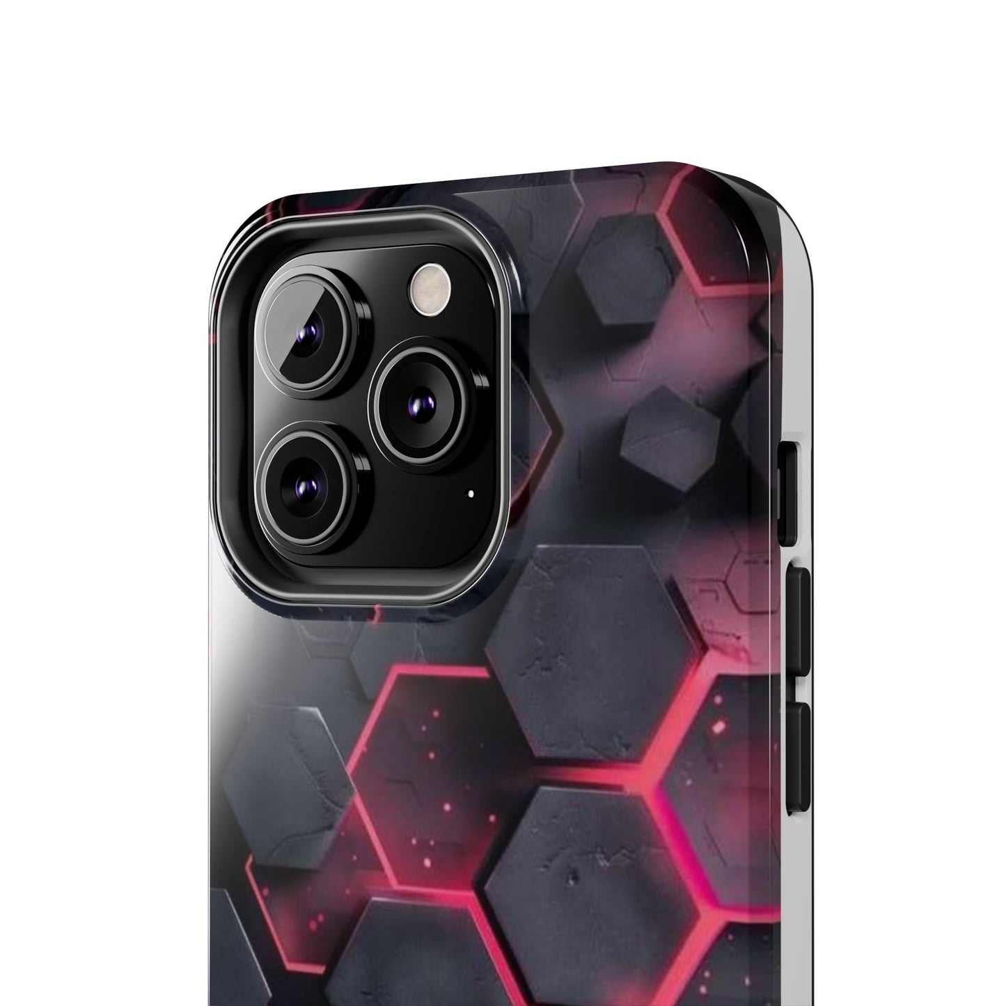 Stylish Tough Phone Cases with Hexagonal Design - Durable Protection for Tech Lovers