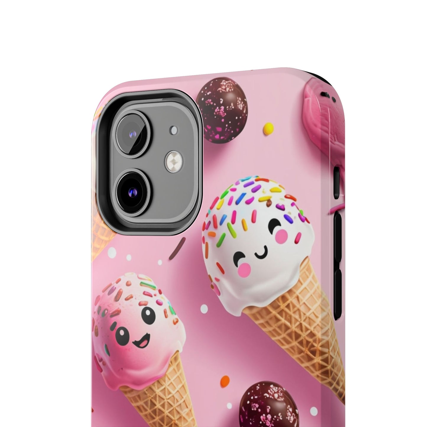 Tough Phone Cases Cute Ice Cream Design