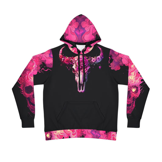💀 Bold Skull Art Hoodie – Unique & Stylish Design for Fitness Enthusiasts