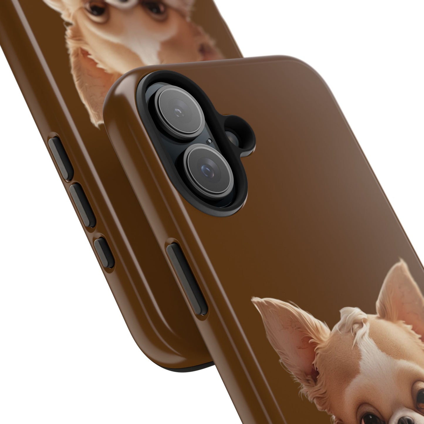 Cute Chihuahua Tough Phone Case - 'Mama's Bestie' Design