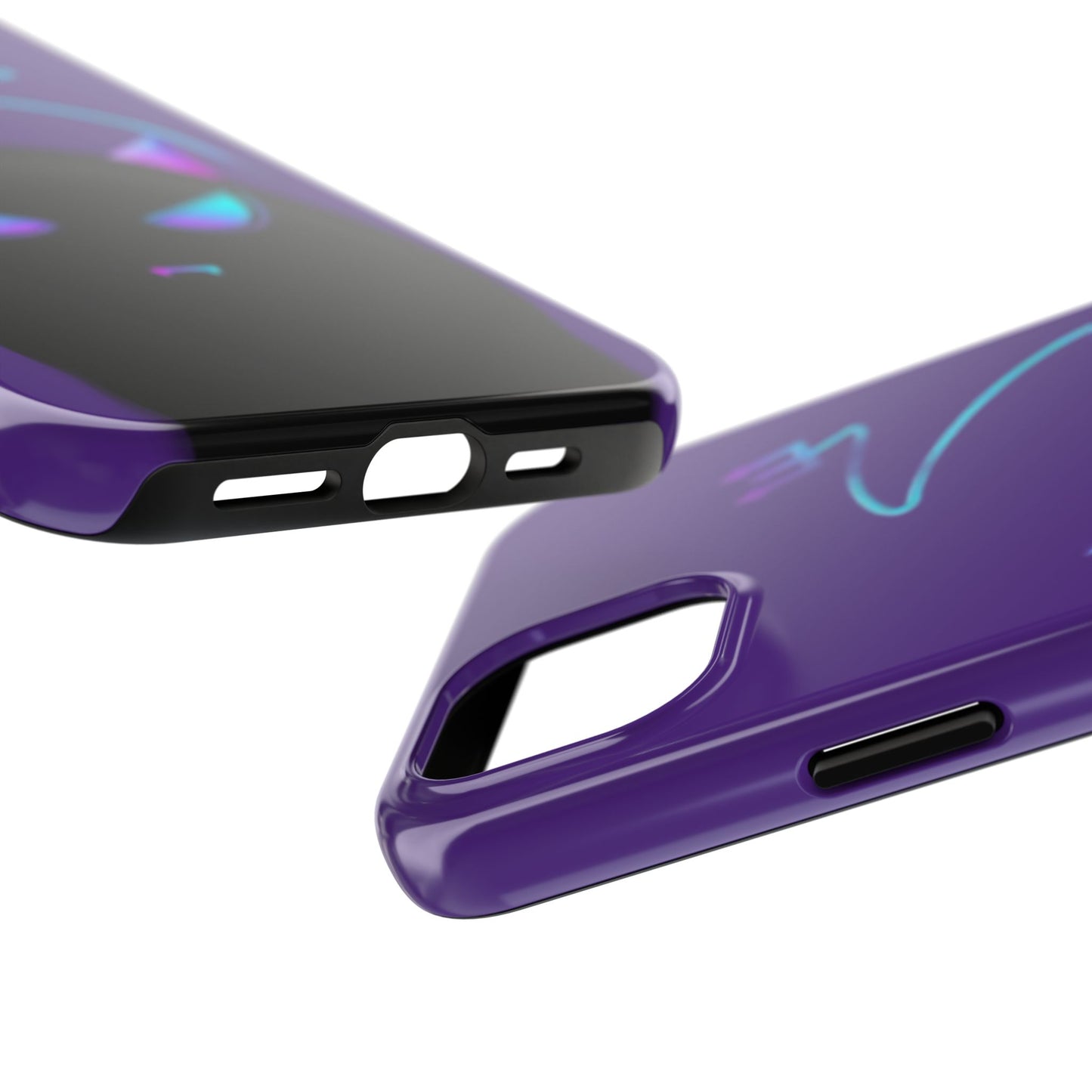 Demonic Cat Tough Phone Case - Cute & Edgy Phone Protection for Cat Lovers