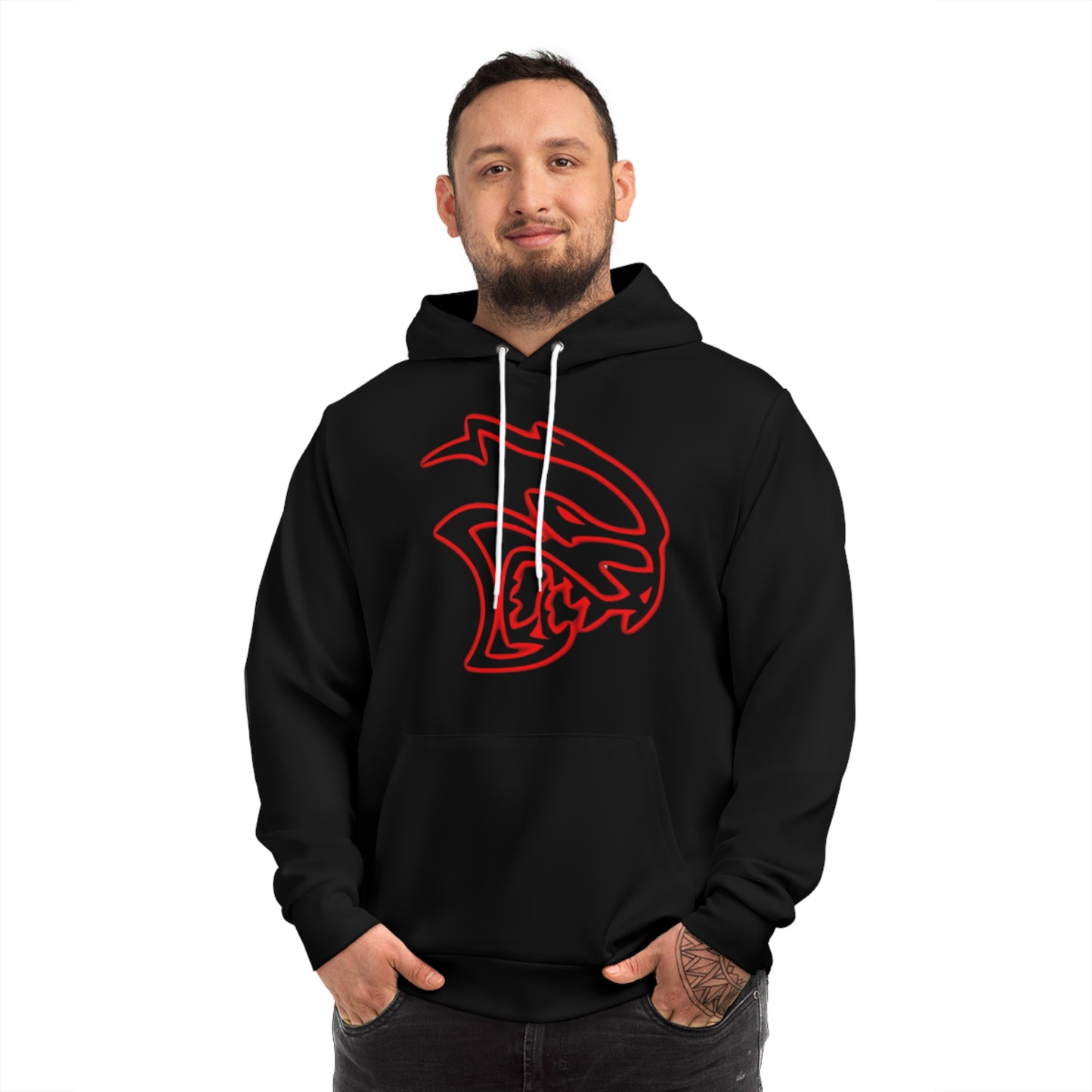 Obsidian Drift Black Hoodie for Men & Women – Hellcat Fans Speed Culture Inspired Wear