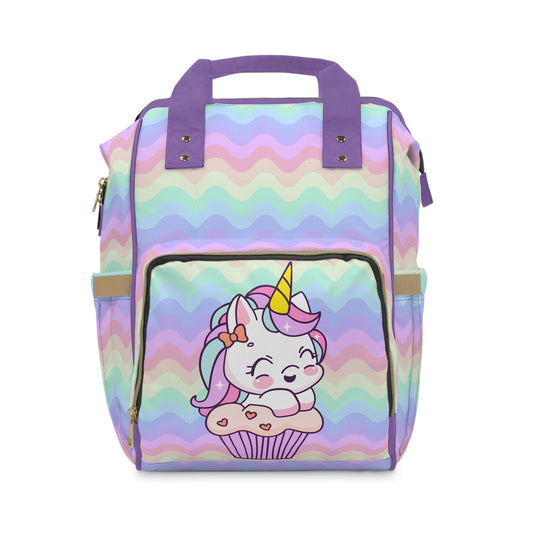 Multifunctional Diaper Backpack - Cute Colorful Unicorn for Moms 🦄✨