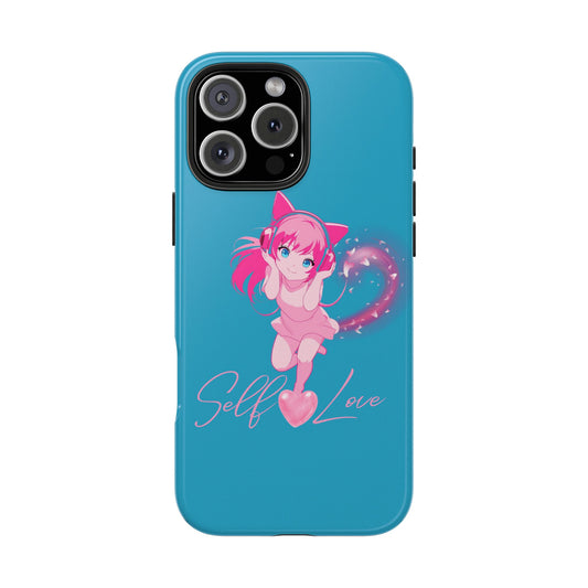 Self Love Tough Phone Case for Anime Lovers