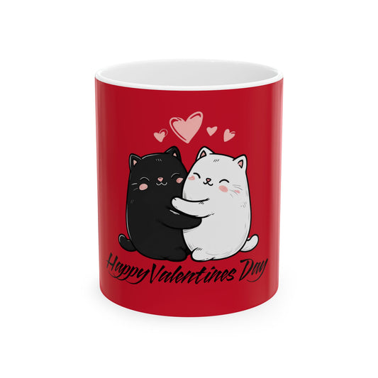 Cute Couples Ceramic Mug - Happy Valentine's Day 11oz