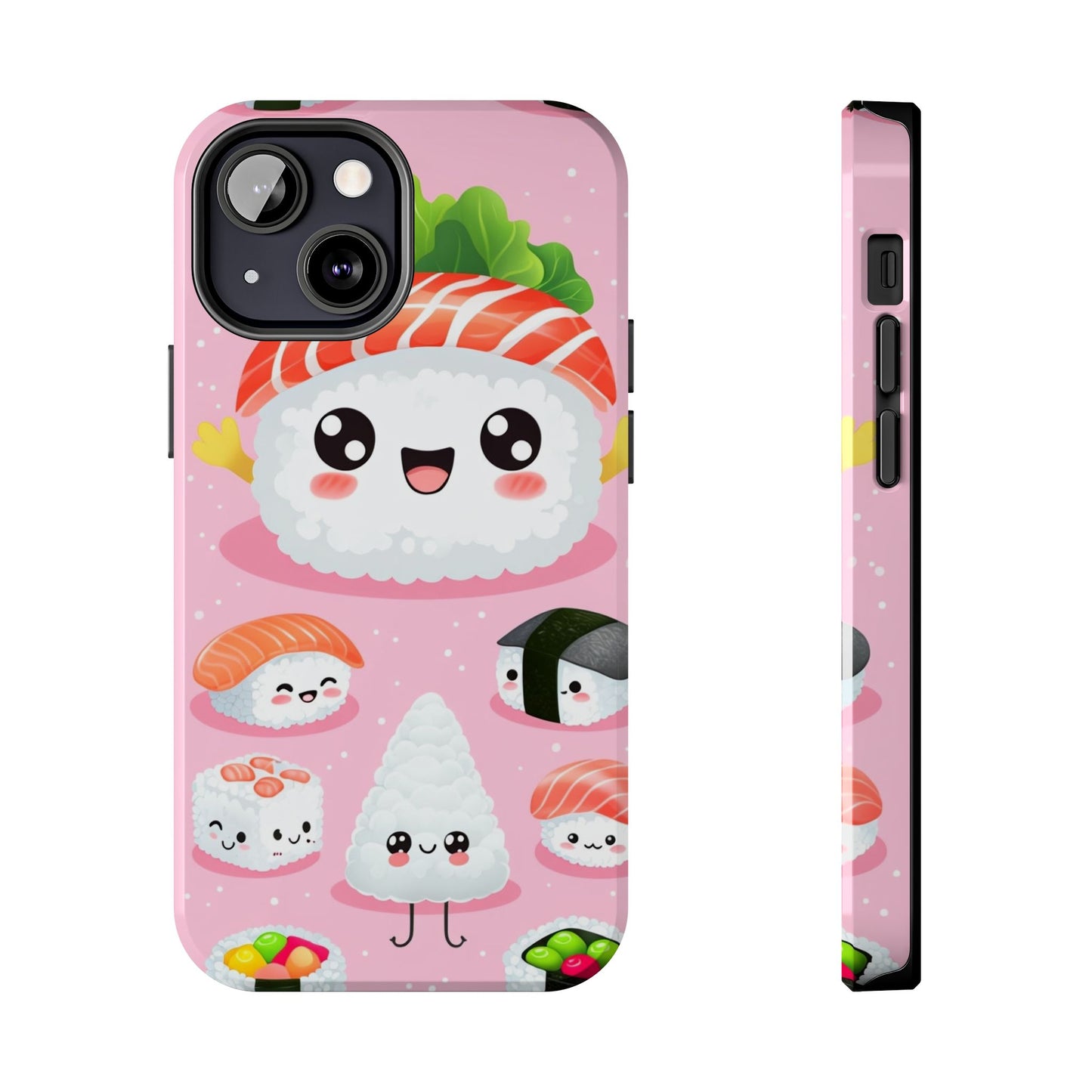 Adorable Sushi Tough Phone Case | Cute Kawaii Design for Food Lovers