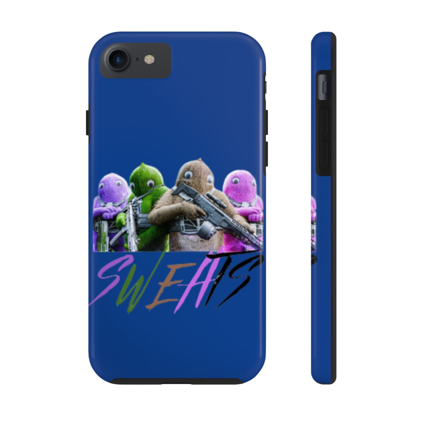 Cool Cartoon-Inspired Tough Phone Case - 'SWEATS'