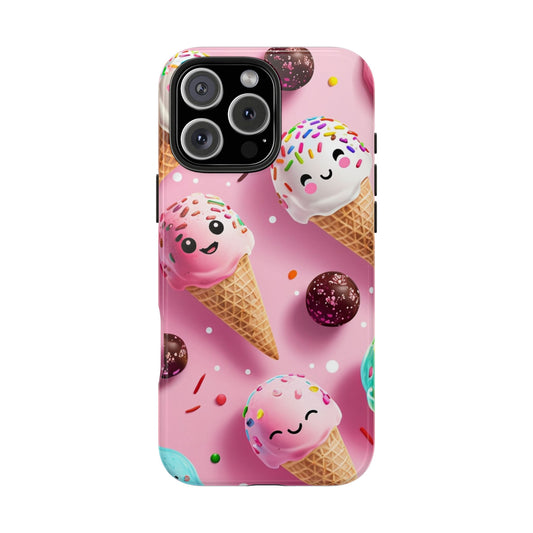 Tough Phone Cases Cute Ice Cream Design