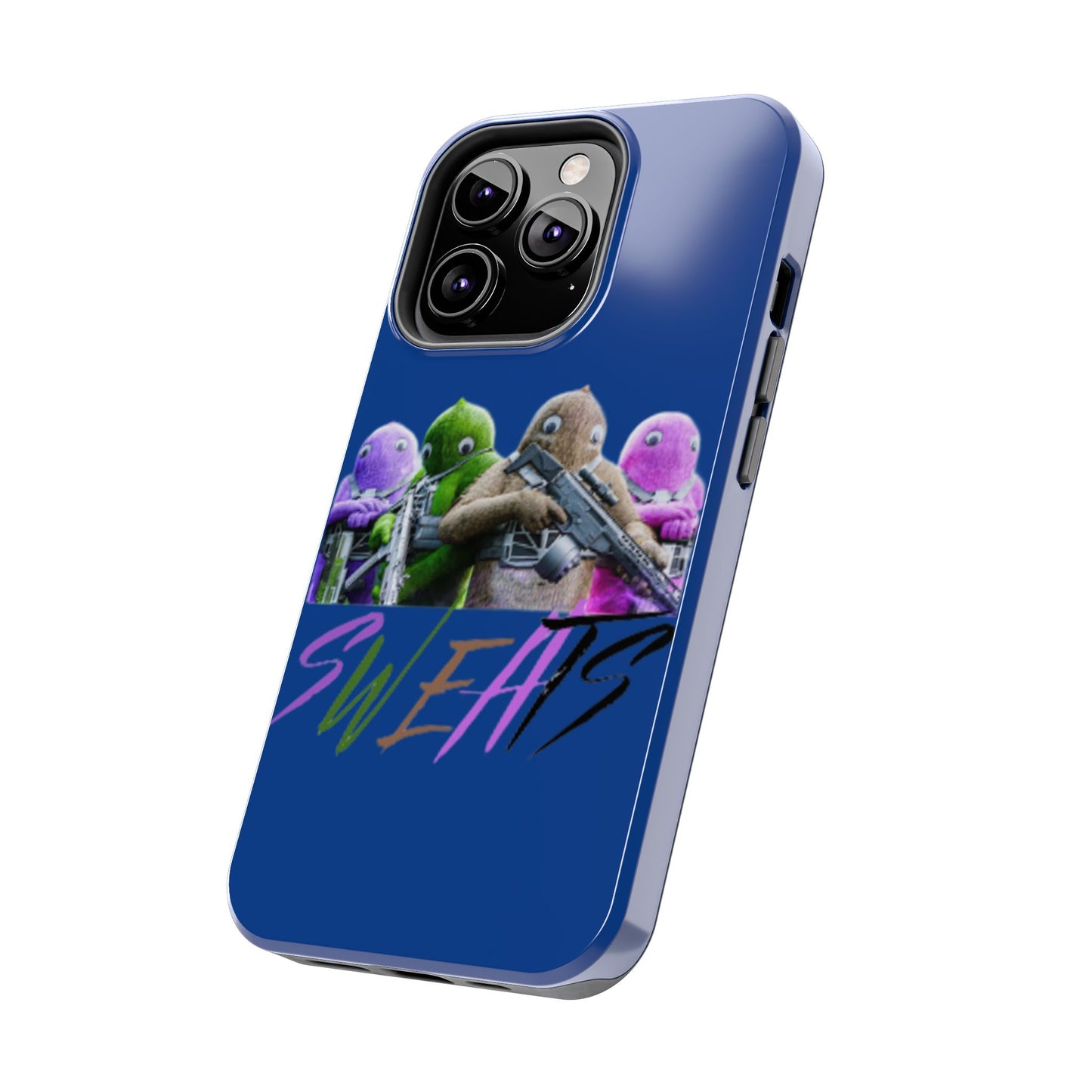 Cool Cartoon-Inspired Tough Phone Case - 'SWEATS'