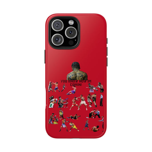 Phone case- You Know How I'm Comin' Tough Phone Case - Durable Protection