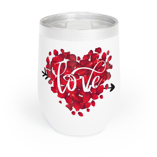 Love-Infused Wine Tumbler for Romantic Occasions - Cupid Arrow Design 💘🍷