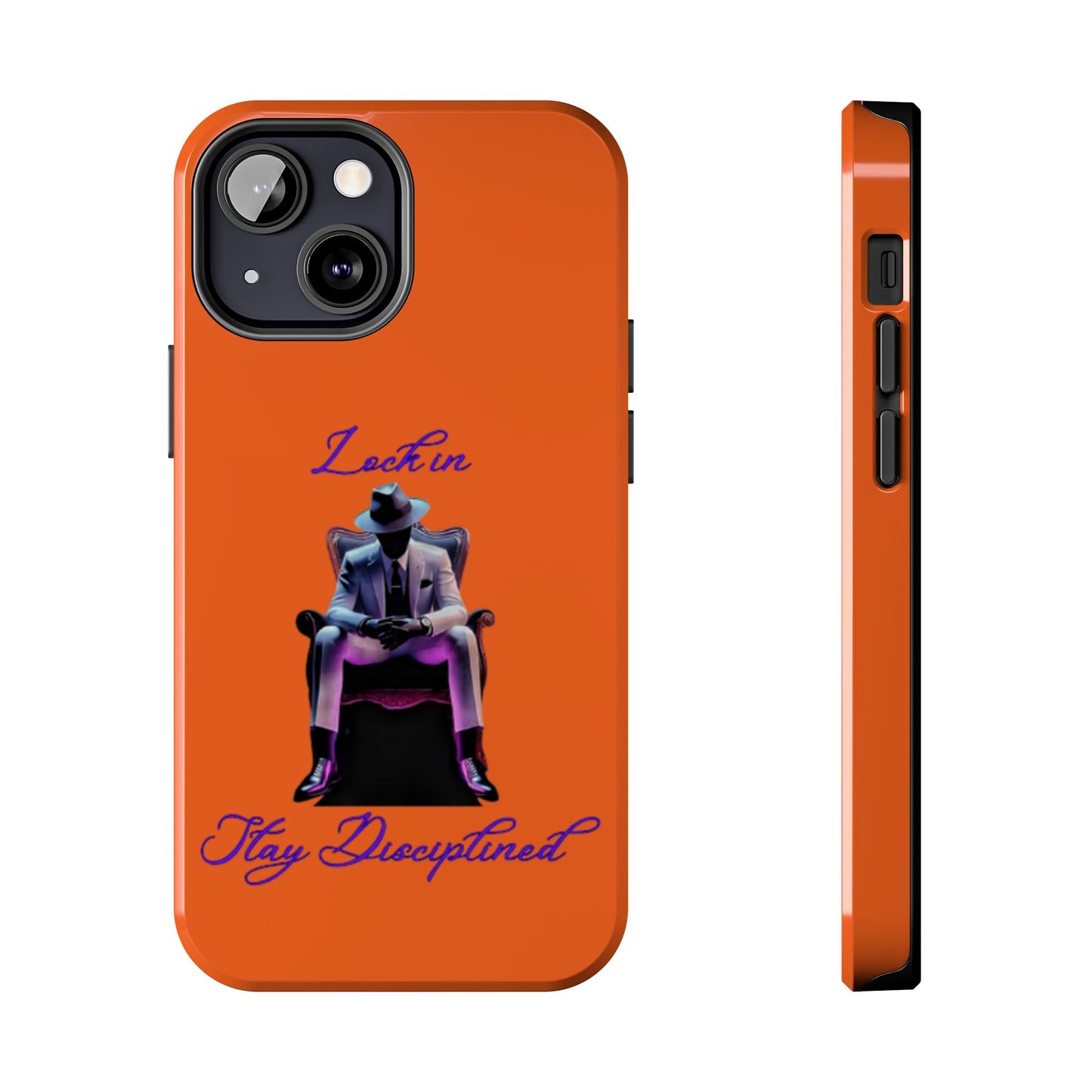 Phone case- Lock In, Stay discipline Tough Phone Case - Durable Protection