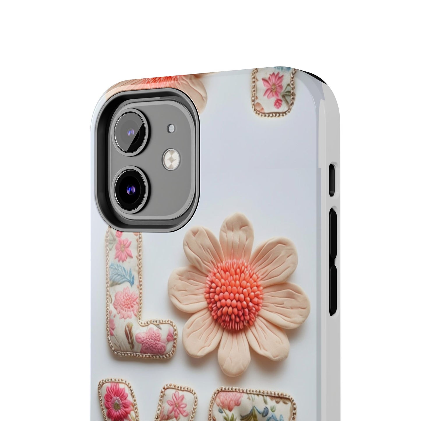 Floral 'Love Yourself' Tough Phone Case