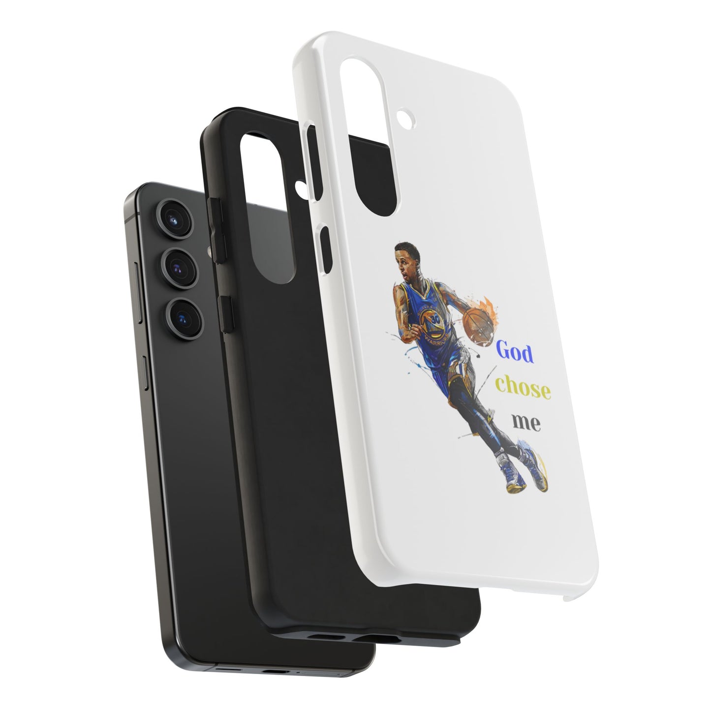 Phone case- God Chose Me Tough Phone Case - Durable Protection