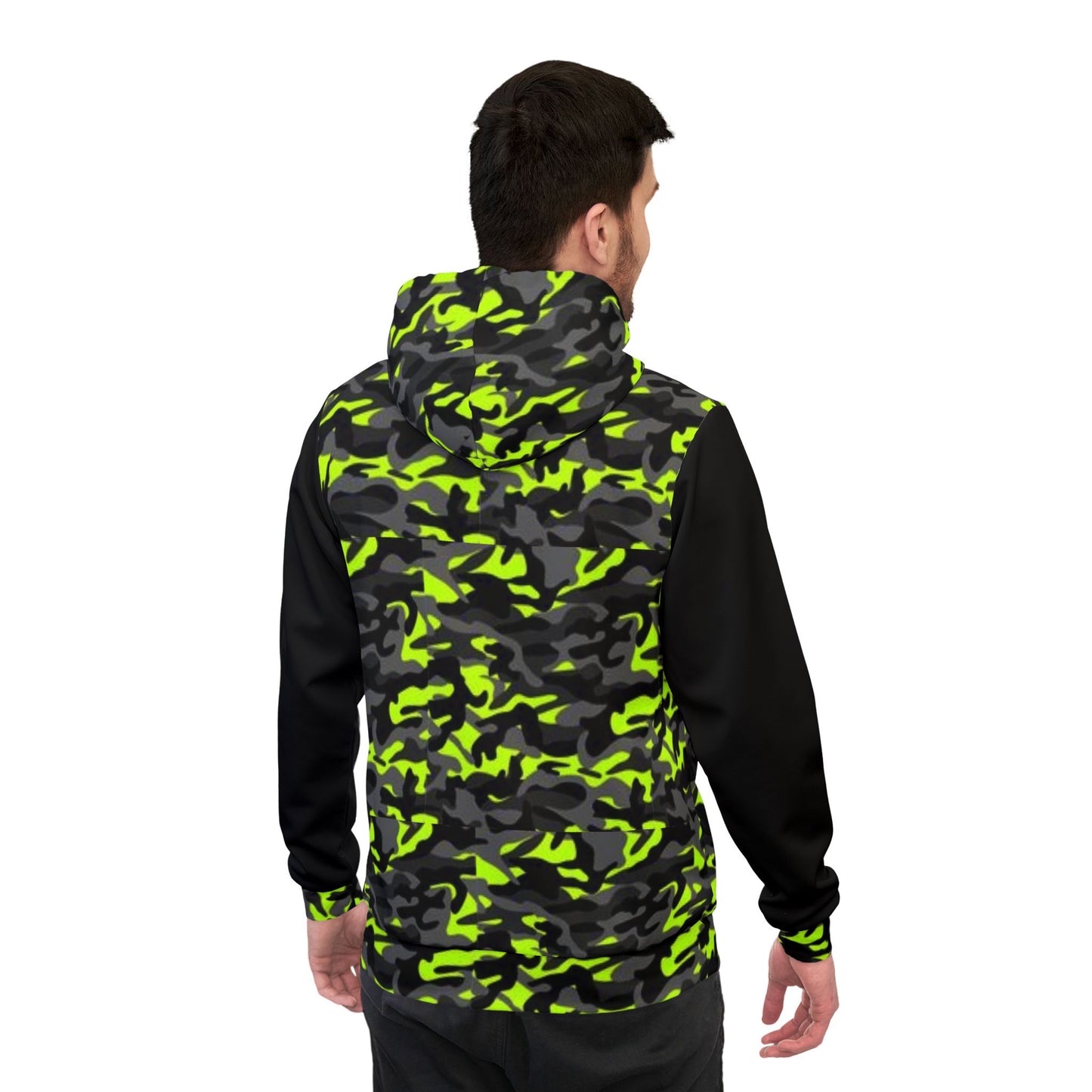 🔥 Neon Camo Hoodie – Bold & Stylish Streetwear for Active Lifestyles