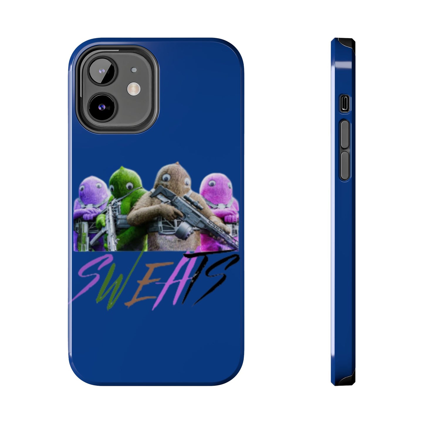 Cool Cartoon-Inspired Tough Phone Case - 'SWEATS'