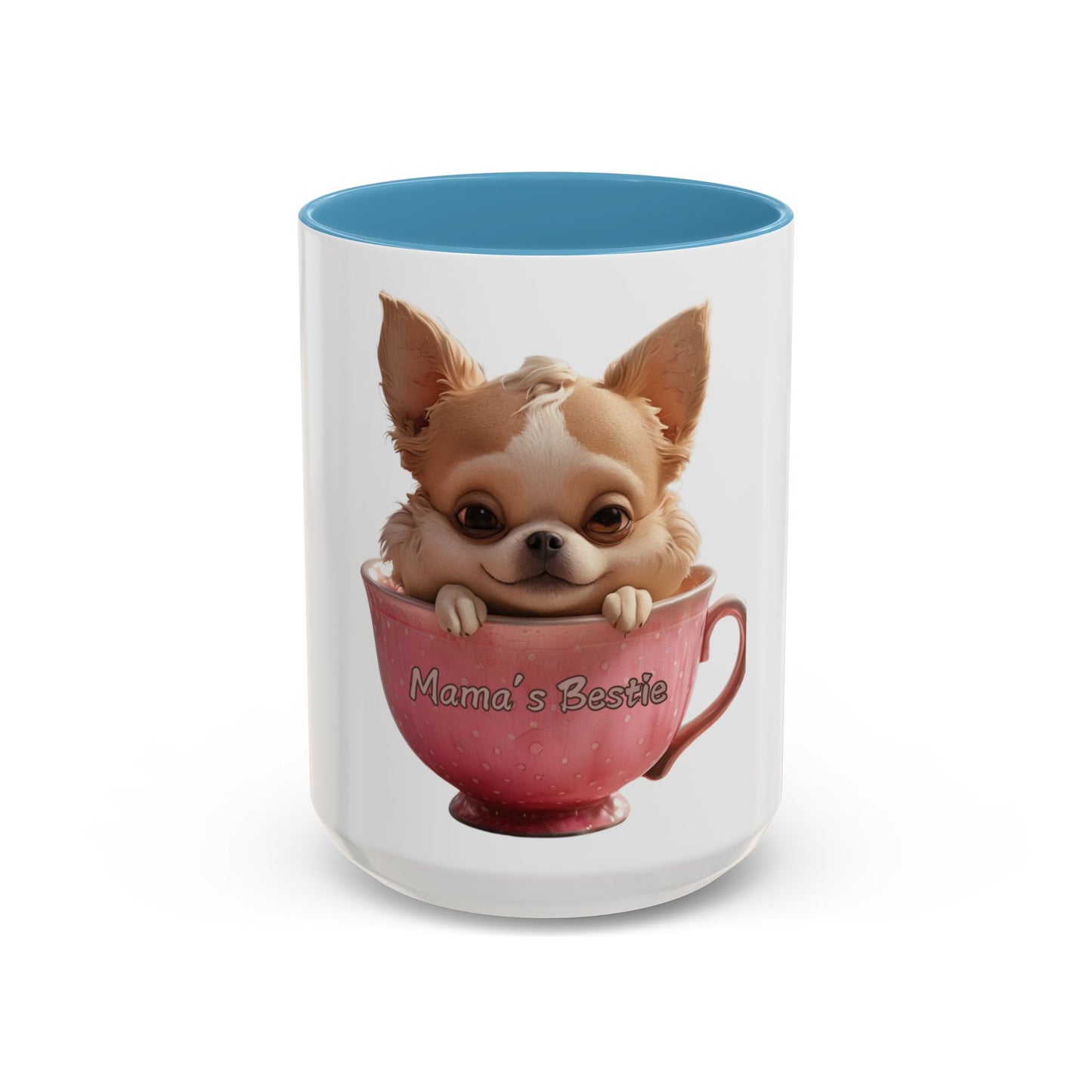 Cute Chihuahua Coffee Mug - "Mama's Bestie" - Perfect Gift for Pet Lovers