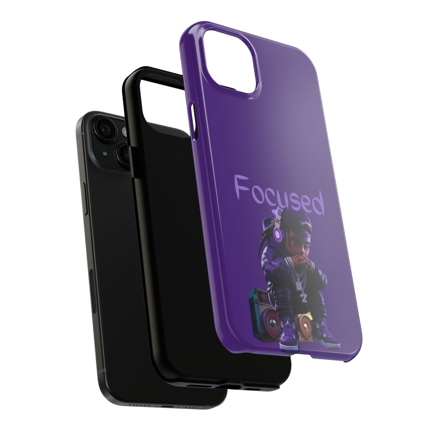 Phone Case- Focused Tough Case- Durable Protection