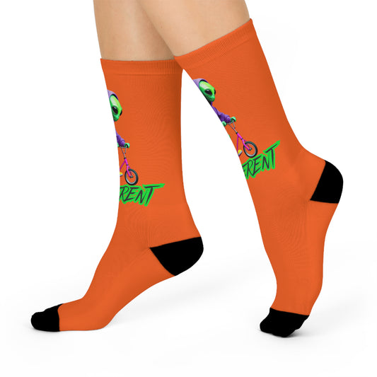 Cushioned Crew Socks- Alien, Different