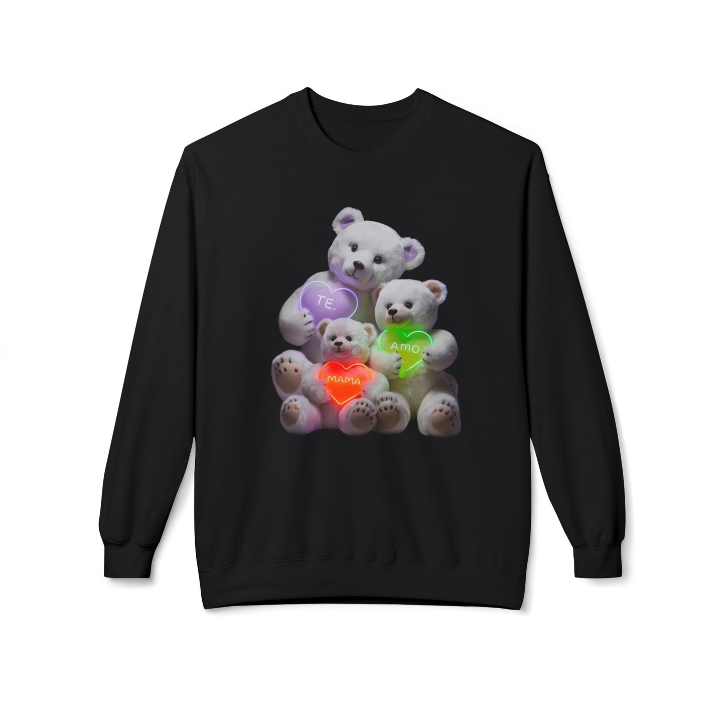 Cute Teddy Bears White Sweatshirt - Perfect Gift for Kids and Teens
