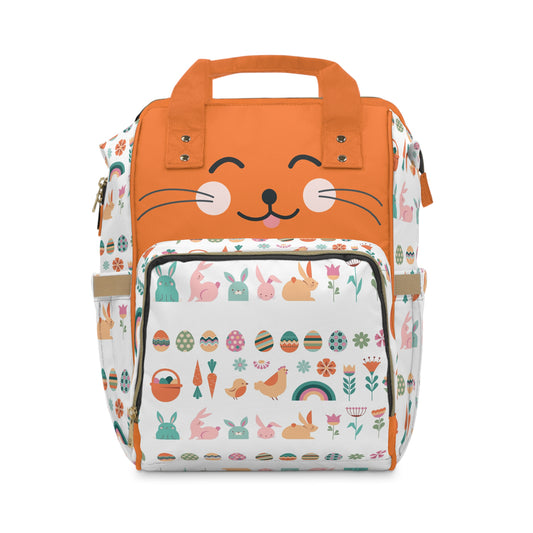 🌸 Cute Multifunctional Diaper Backpack – Stylish & Practical for Parents 🎒