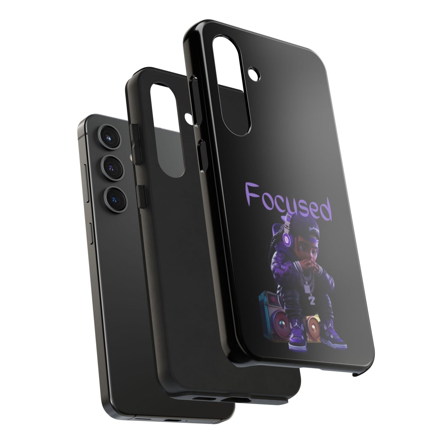 Phone case- Focused Tough Phone Case - Durable Protection