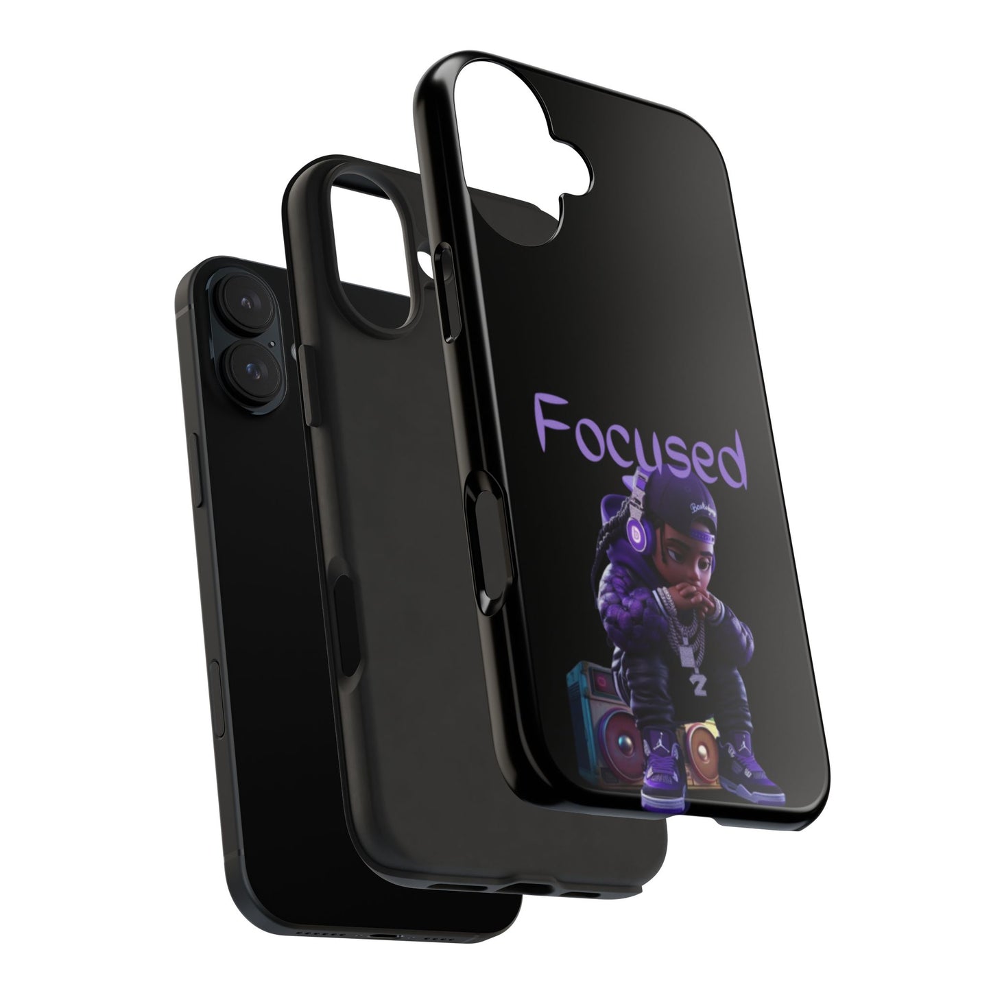 Phone case- Focused Tough Phone Case - Durable Protection